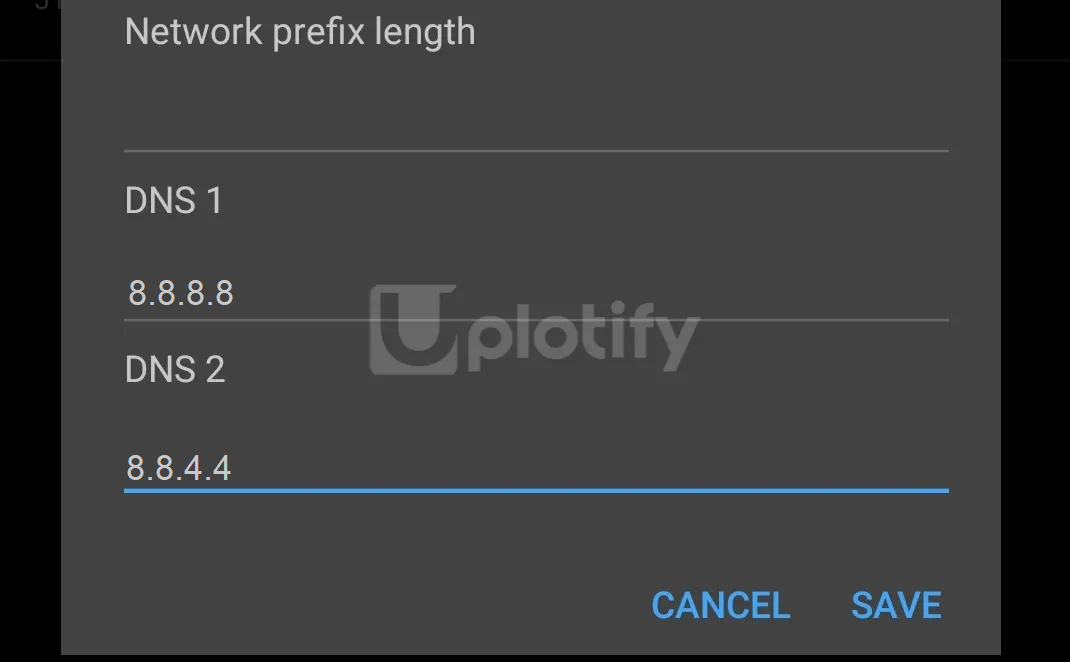 Atur DNS Google di iPhone