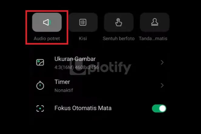 Mematikan Suara Kamera Infinix