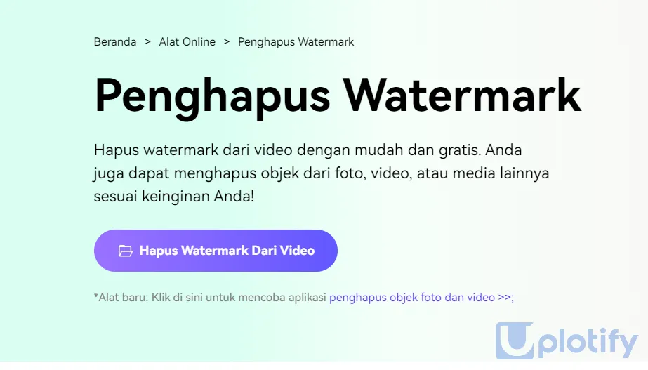 Opsi Hilangkan Watermark Pada Video